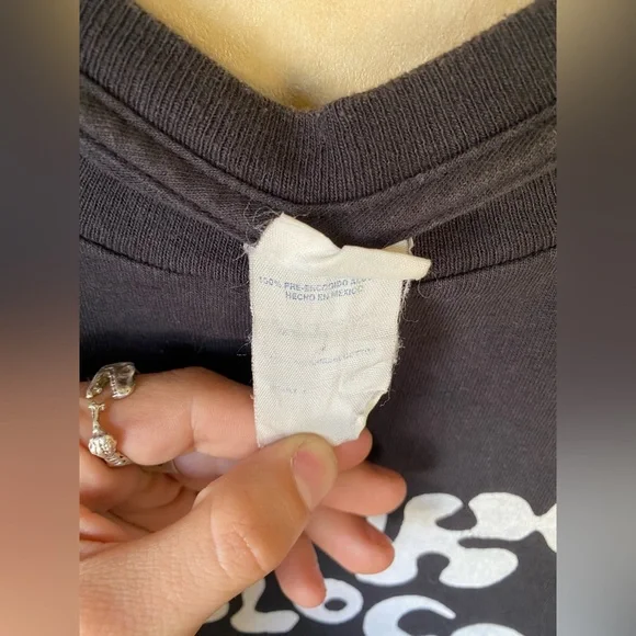 Vintage Delta Pro Black Graphic Tee Moloko Vellocet Clockwork Orange Spellout Tees - Short Sleeve